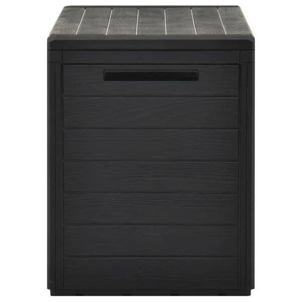 vidaXL Garden Storage Box Anthracite 78x44x55 cm