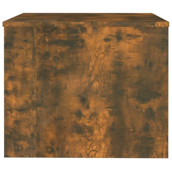 vidaXL Coffee Table Smoked Oak 80x50x40 cm Engineered Wood