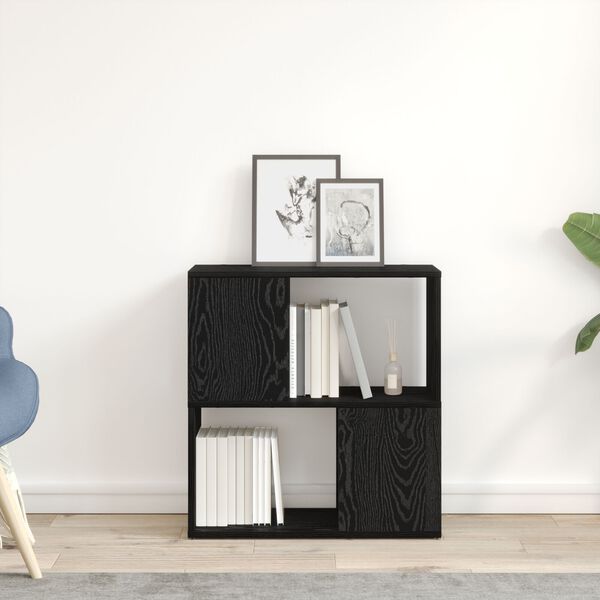 vidaXL Entertainment Center Black 60 x 24 x 63 cm Engineered wood