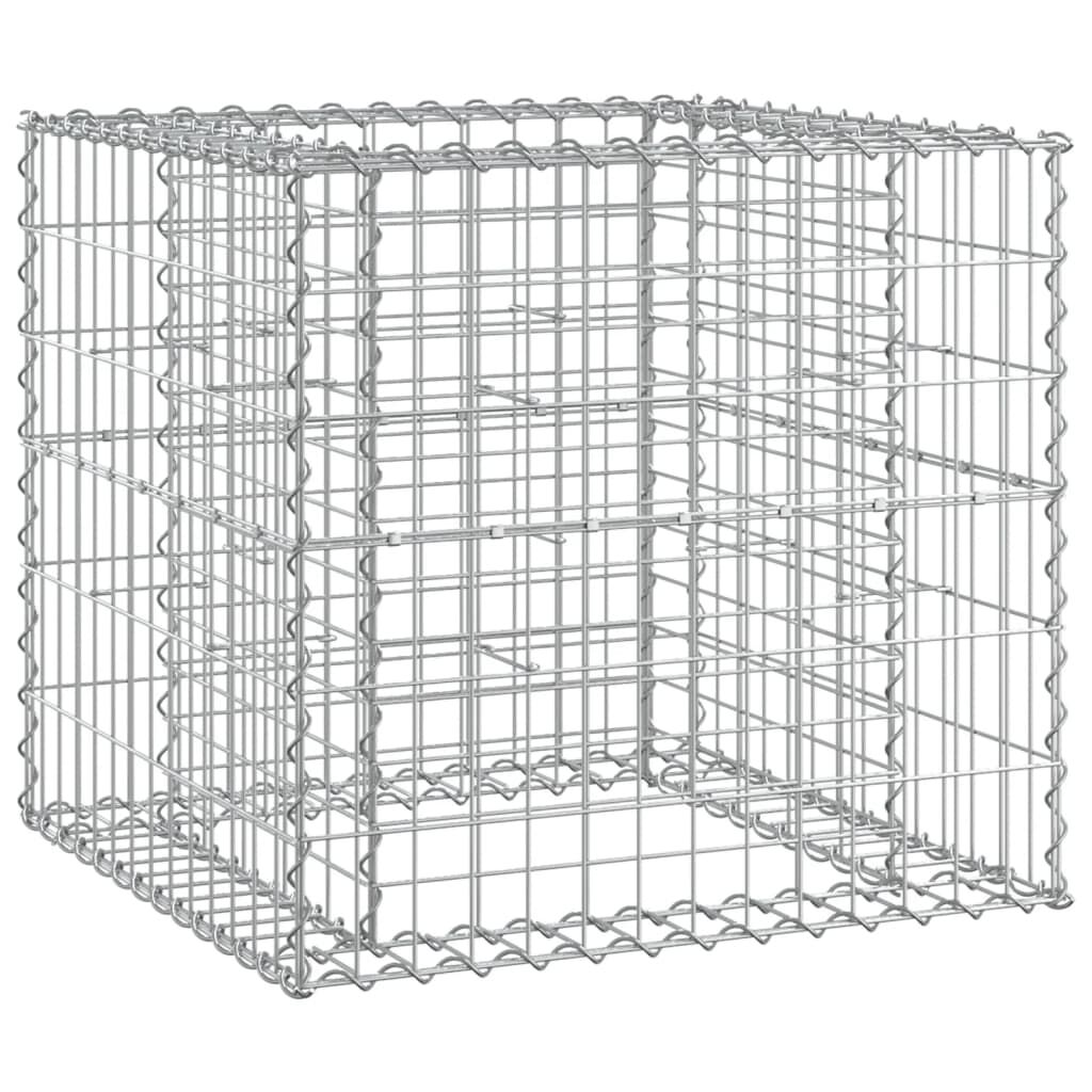 vidaXL Garden Bench with Gabion Basket Solid Wood Douglas