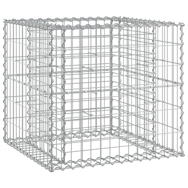 vidaXL Garden Bench with Gabion Basket Solid Wood Douglas