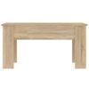 vidaXL Coffee Table Sonoma Oak 101x49x52 cm Engineered Wood