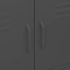 vidaXL Storage Cabinet Anthracite 80x35x101.5 cm Steel
