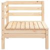 vidaXL Garden Sofa Corner Solid Wood Pine