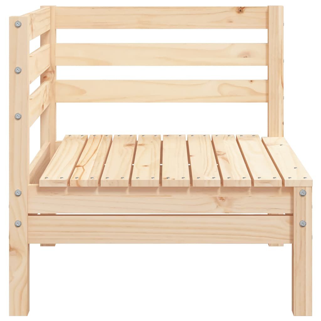 vidaXL Garden Sofa Corner Solid Wood Pine