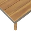 vidaXL 4 Piece Garden Lounge Set with Cushions Solid Acacia Wood Brown