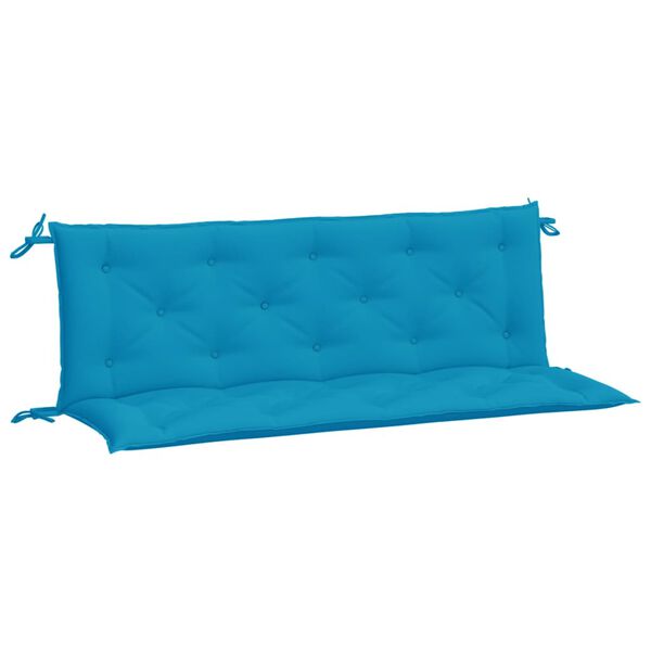 vidaXL Garden Bench Cushions 2pcs Light Blue 150x50x7cm Oxford Fabric