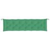 vidaXL Garden Bench Cushion Green 200x50x7 cm Oxford Fabric
