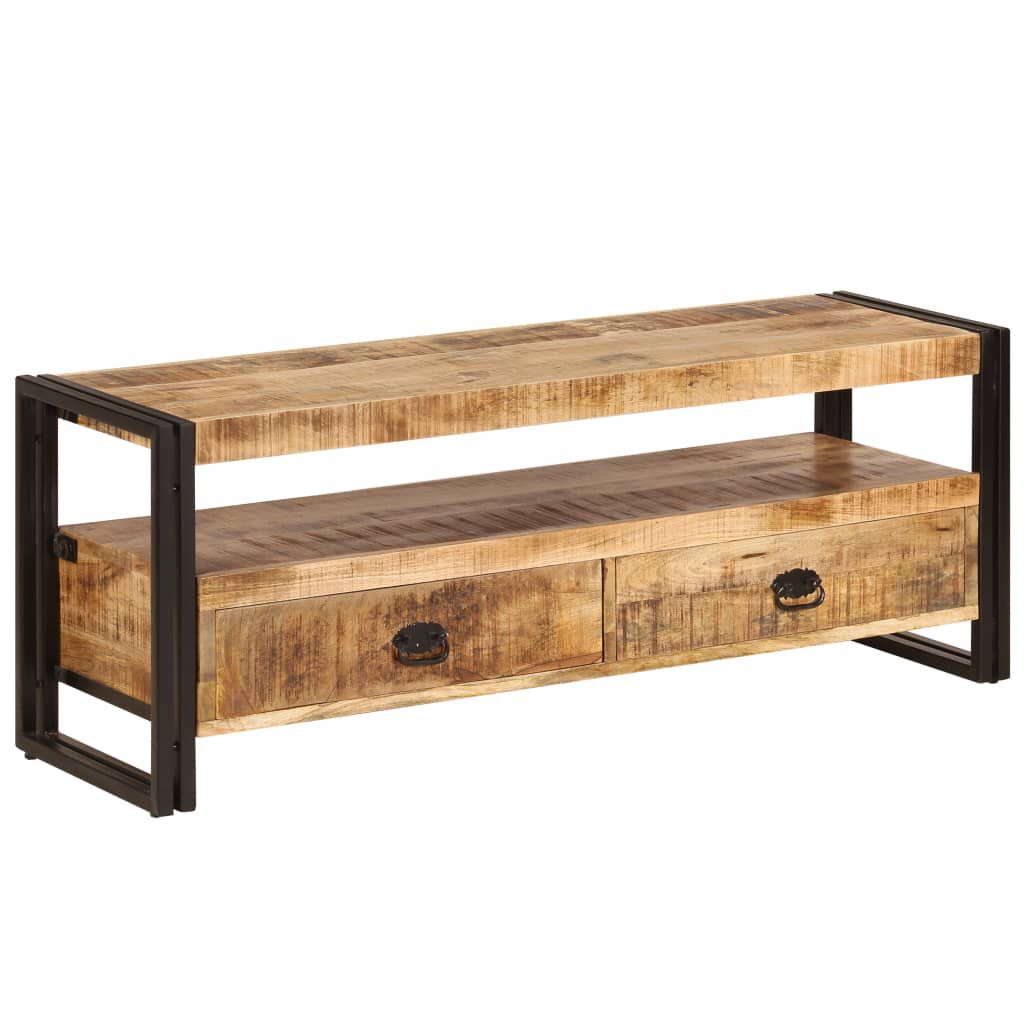 vidaXL TV Cabinet 120x35x45 cm Solid Mango Wood