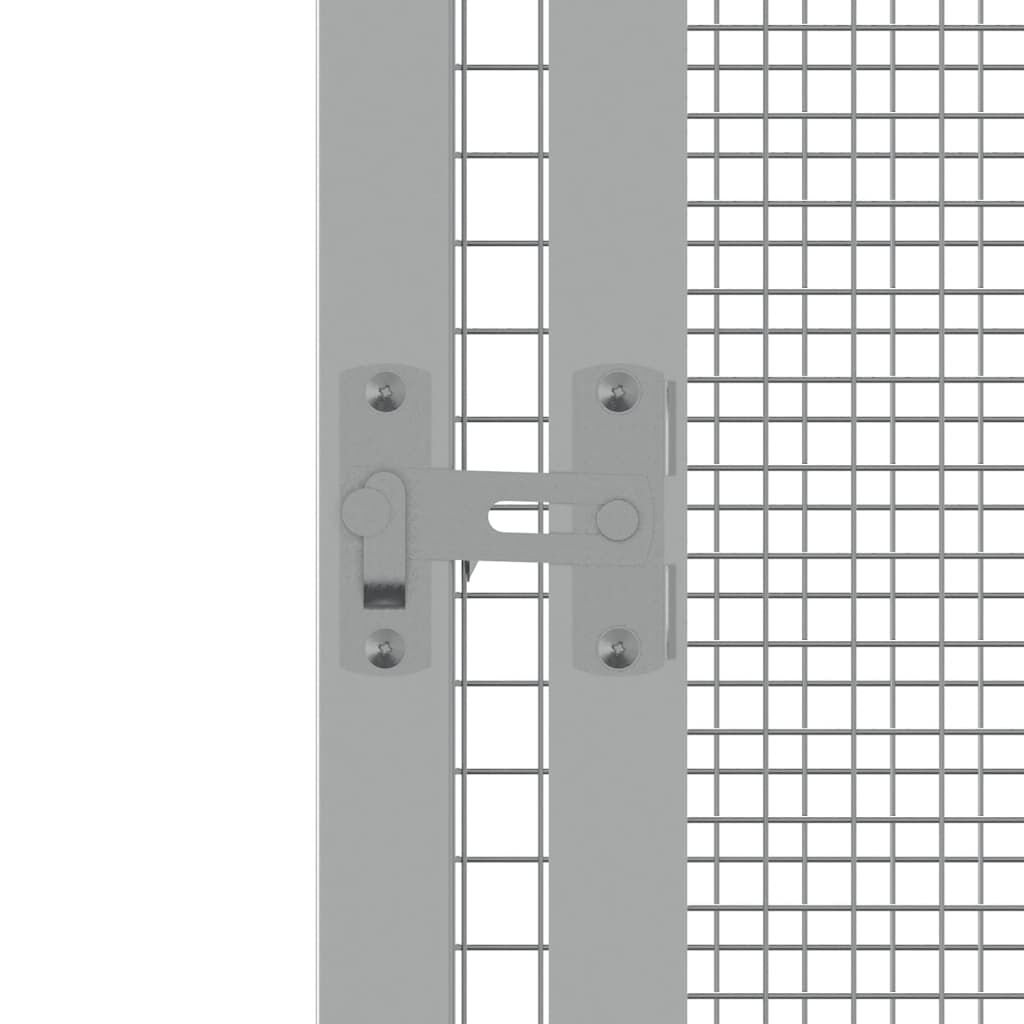 vidaXL Bird Cage Anthracite 111x107x211.5 cm Galvanised Steel