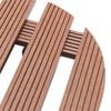 vidaXL Plant Trolleys 2 pcs Brown Ø30x7.5 cm WPC