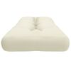 vidaXL Pallet Cushion Cream 120x40x12 cm Fabric
