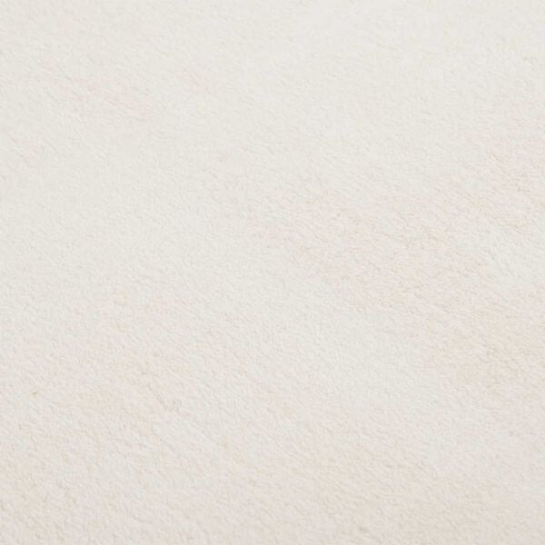 vidaXL Washable Rug Soft Shaggy Cream 160x230 cm Anti Slip