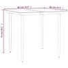 vidaXL 3 Piece Garden Dining Set Poly Rattan