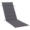 vidaXL Garden Sun Lounger with Table and Cushion Solid Wood Acacia