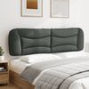 vidaXL Headboard Cushion "Hvar" Dark Grey 193 cm Fabric