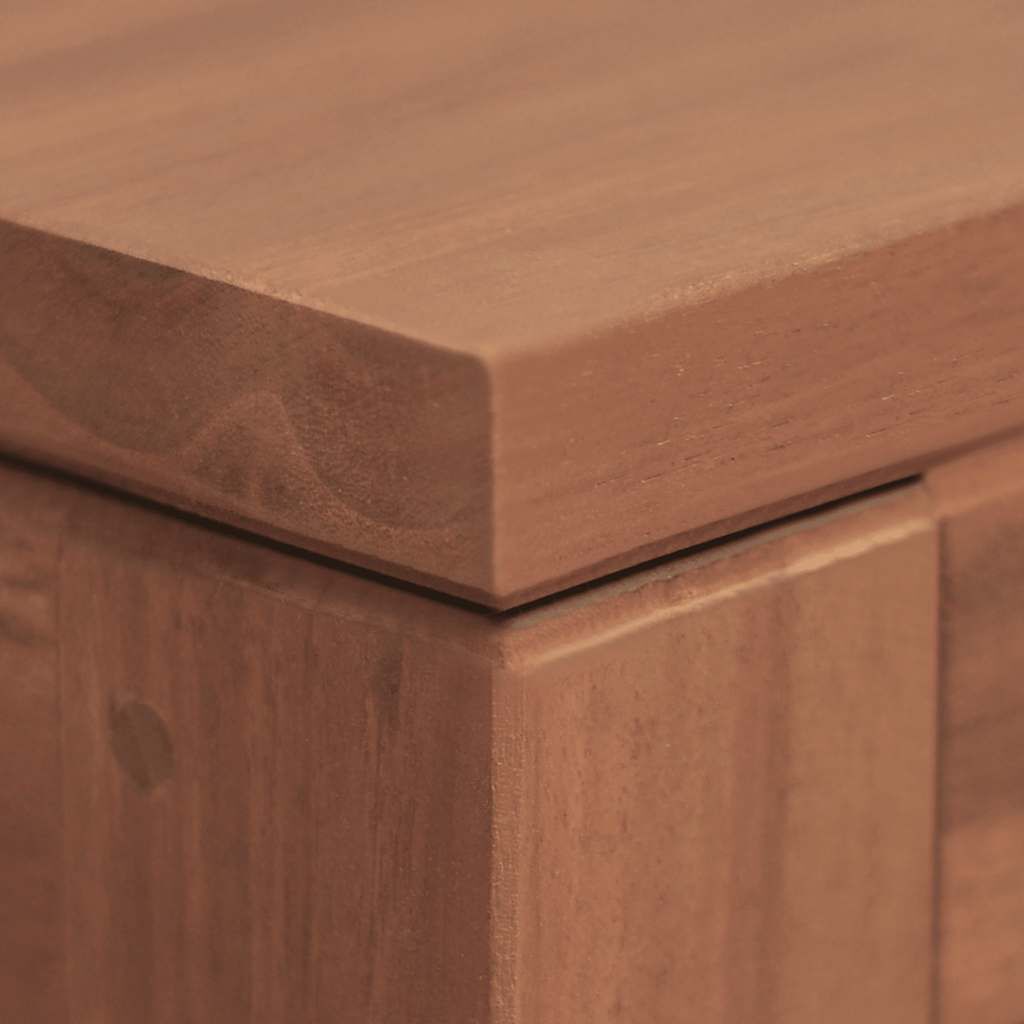vidaXL Bathroom Cabinet 85x40x75 cm Solid Wood Teak