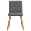 vidaXL Dining Chairs 4 pcs Dark Grey Fabric