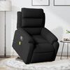 vidaXL Stand up Massage Recliner Chair Black Velvet