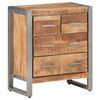vidaXL Sideboard 60x35x70 cm Rough Mango Wood