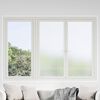 vidaXL Window Film Frosted Stripes Design 0.9x5 m PVC