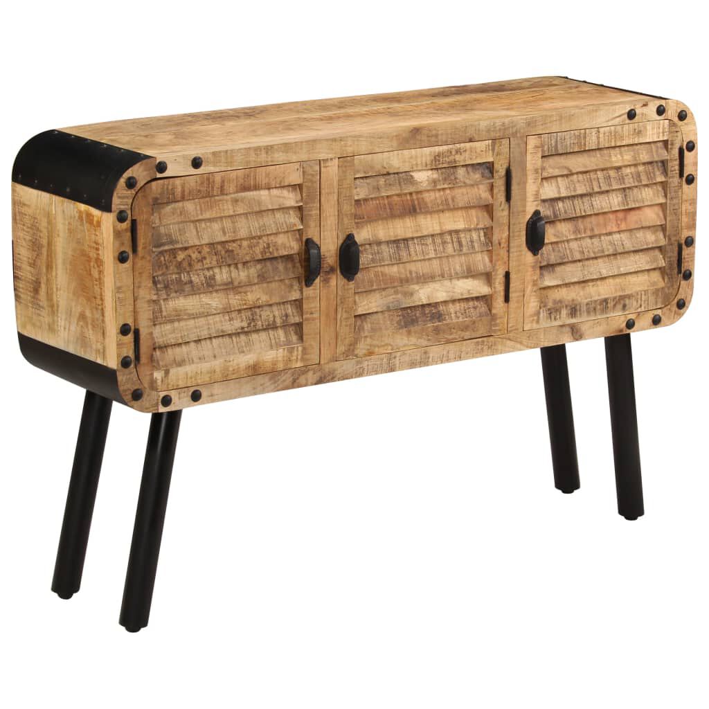 vidaXL Sideboard Solid Mango Wood 120x30x76 cm