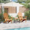vidaXL Garden Adirondack Chairs 2 pcs Brown 77 x 78 x 95 cm
