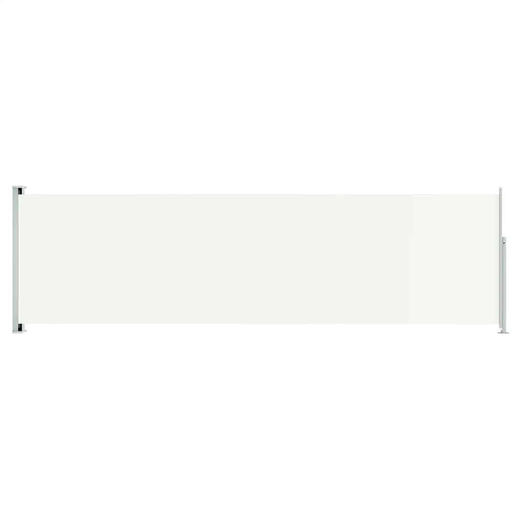 vidaXL Patio Retractable Side Awning 180x600 cm Cream