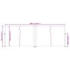 vidaXL Retractable Side Awning Anthracite 140x1000 cm