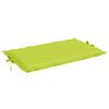 vidaXL Sun Lounger Cushion Bright Green 186x58x4cm Oxford Fabric