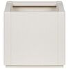 vidaXL Garden Planter White 36 x 36 x 35 cm Polypropylene