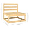 vidaXL 12 Piece Garden Lounge Set with Cushions Solid Pinewood