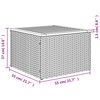 vidaXL 9 Piece Garden Sofa Set with Cushions Grey Poly Rattan
