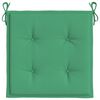 vidaXL Garden Chair Cushions 2 pcs Green 50x50x4 cm Oxford Fabric