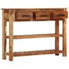 vidaXL Sideboard with 3 Drawers 110x30x80 cm Solid Acacia Wood