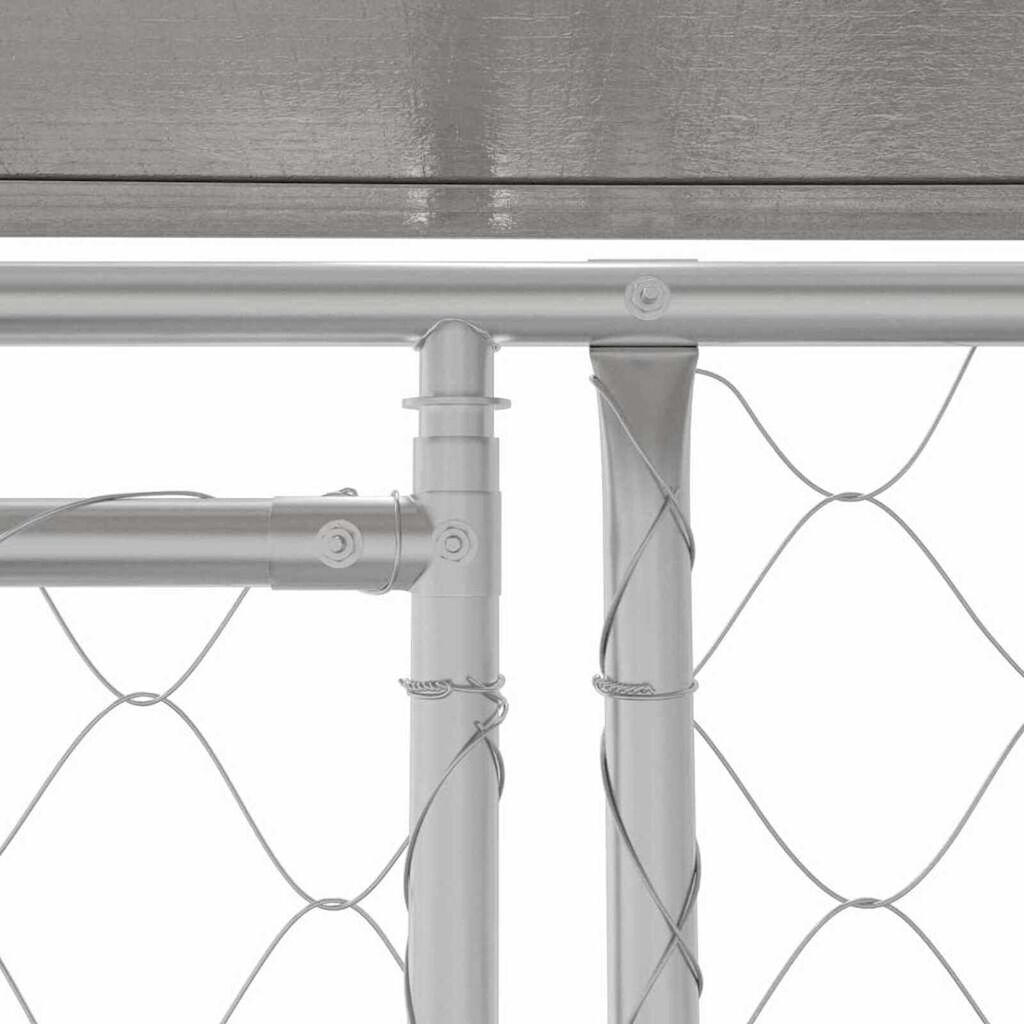 vidaXL Dog Cage 200 x 200 x 258 cm Steel and PE