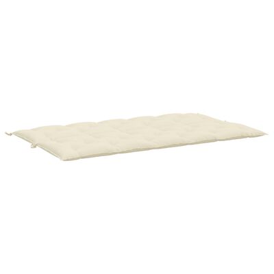 vidaXL Garden Bench Cushion Cream White 180x(50+50)x7cm Oxford Fabric