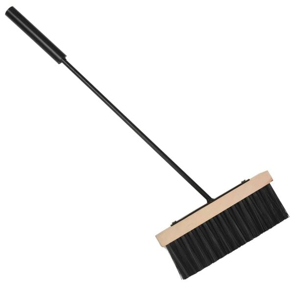 vidaXL Firewood Cart Black 30x35x81 cm Steel