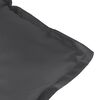 vidaXL Highback Chair Cushions 2 pcs Melange Anthracite 120x50x7 cm Fabric