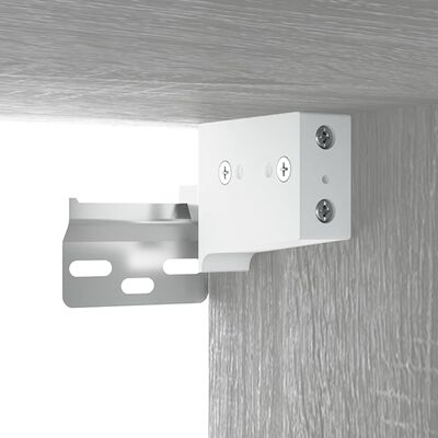 vidaXL TV Cabinets 2 pcs Grey Sonoma 80x30x30 cm Engineered Wood