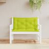 vidaXL Garden Bench Cushions 2pcs Bright Green 100x50x7 cm Oxford Fabric