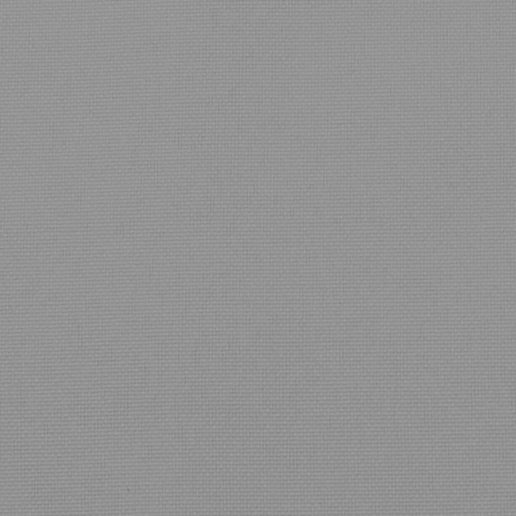 vidaXL Highback Chair Cushions 4 pcs Grey Oxford Fabric