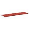 vidaXL Garden Bench Cushions 2 pcs Melange Red 200x50x7 cm Fabric