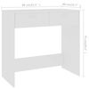 vidaXL Desk White 80x40x75 cm Engineered Wood