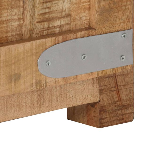 vidaXL TV Cabinet 110x30x40 cm Rough Mango Wood