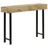 vidaXL Console Table Solid Mango Wood 102x30x79 cm