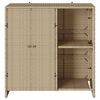 vidaXL Storage Cabinet with Storage Beige 100 x 36 x 102 cm Rattan