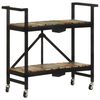 vidaXL Kitchen Trolley 87x36x81 cm Solid Reclaimed Wood
