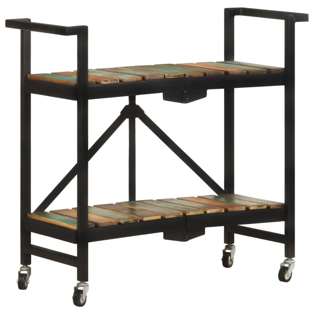 vidaXL Kitchen Trolley 87x36x81 cm Solid Reclaimed Wood