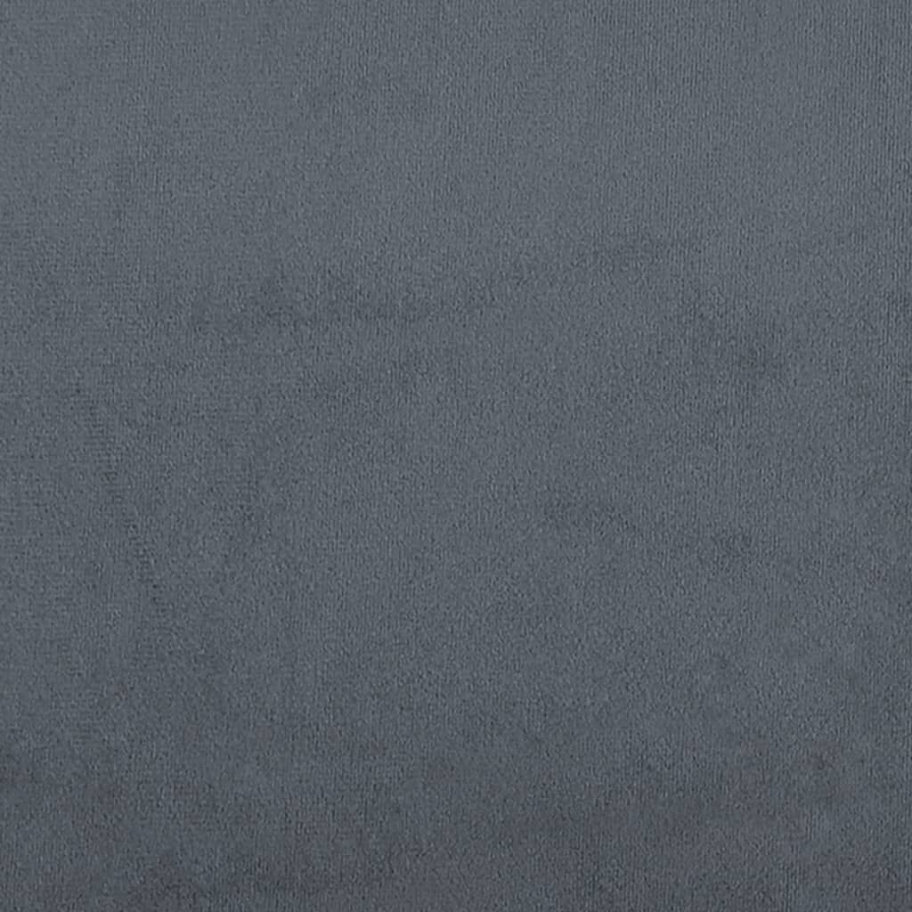 vidaXL Relaxing Chair Dark Grey Velvet